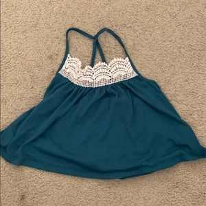 LA hearts top size xs